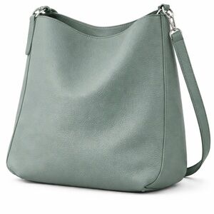 Simons Slate Green Hobo Shoulder Bag
